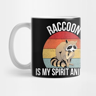 Raccoon Is My Spirit Animal - Cute For Mens, Womens, Boys, Girls Mug